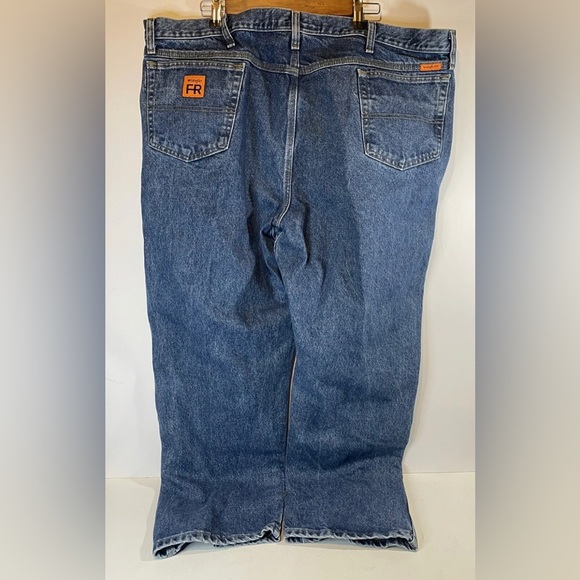 Wrangler FR Flame Resistant Jeans Mens 46x30 Blue HRC2 2112 - Picture 1 of 7